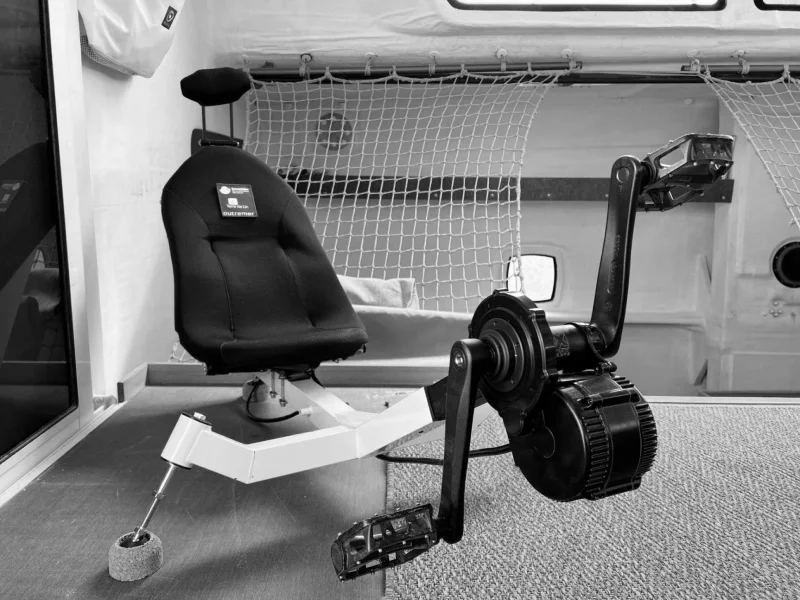 Photo du Power pod, installé dans le bateau WE Explore