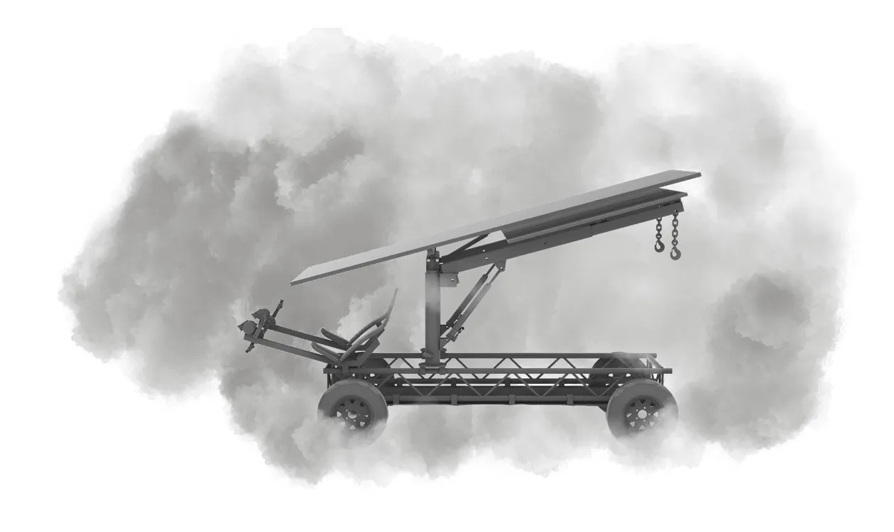 Dessin 3D de la Soletta, nouveau moyen de transport
